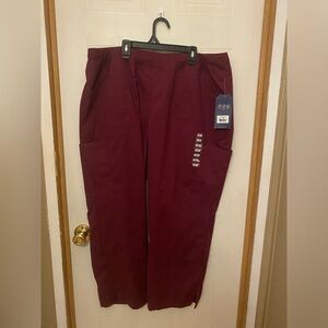 Cherokee Modern Classic Scrub Pants with Wide Leg/Ankle Slit